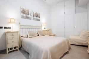 Posteľ alebo postele v izbe v ubytovaní Apartamento céntrico en la calle Cruz Verde, 10