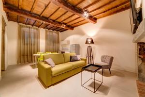 Zona de estar de Palazzo Mannaioni Suites