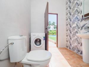 Phòng tắm tại Cubo's Casa El Recreo de La Abuela