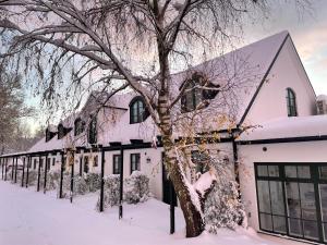 Ekenäs Gård på Österlen v zimě