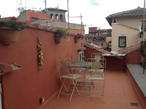 A balcony or terrace at Nido tra le cupole, terrazza panoramica, Wi-Fi , AC