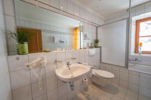Koupelna v ubytování Aparthotel Fackler + 22 fotografií