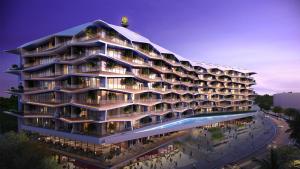 イスタンブールにあるAmazing Big Flat in Taksimの大型の建物