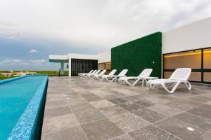 Πισίνα στο ή κοντά στο Increíble estudio con alberca infinita