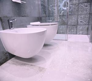 Koupelna v ubytování B&B 5 Lune