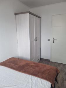 Postel nebo postele na pokoji v ubytování Plön - Traumhafter Seeblick