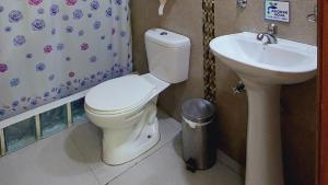 Koupelna v ubytování Hostal La Siesta