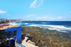 vistas al océano desde un edificio en Las Olas, en Gáldar