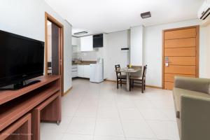 Kuchyň nebo kuchyňský kout v ubytování Aquaria Natal Hotel