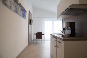 Küche/Küchenzeile in der Unterkunft Apartmenthaus Renz