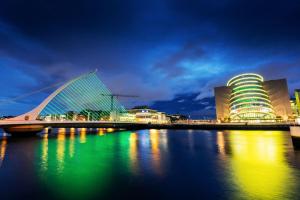 Nespecifikovaný výhled na destinaci Dublin nebo výhled na město při pohledu z hotelu
