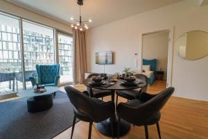 A seating area at The View 1