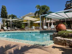 Bazén v ubytování HOTEL CASA AMARILLA et RESTAURANT nebo v jeho okolí