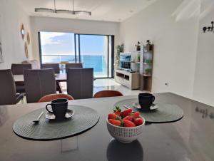 Posezení v ubytování SUNSET DRIVE superb apartment