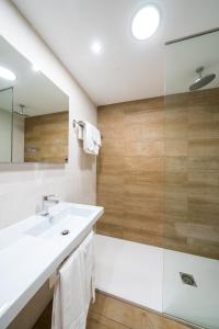Koupelna v ubytování Hotel La Colina