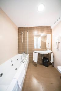 Koupelna v ubytování Hotel La Colina