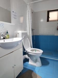Koupelna v ubytování Casa Sarti
