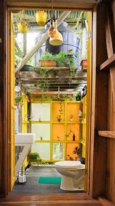 Kuchyň nebo kuchyňský kout v ubytování La Chascona