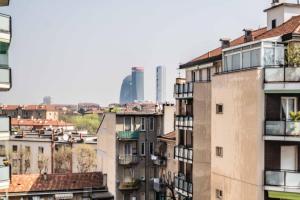 A general view of Milánó or a view of the city taken from Az apartmant