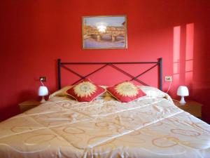 Postel nebo postele na pokoji v ubytování Hotel Aline