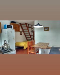 Η κουζίνα ή μικρή κουζίνα στο Complejo “El Límite”