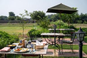 Vrt pred nastanitvijo Tree of Life Ecotainers Agra