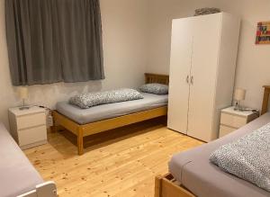 Posteľ alebo postele v izbe v ubytovaní Apartmán Provence