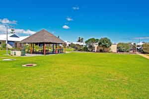 a park with a gazebo and a green field at Turquoise Escape in Jurien Bay