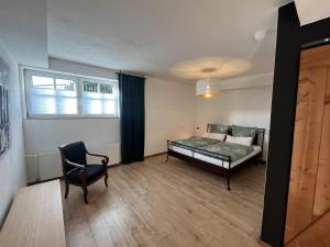 Postel nebo postele na pokoji v ubytování Ferienwohnung Ricke