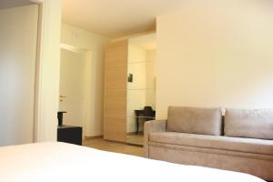Voodi või voodid majutusasutuse Agriturismo Deviscio toas
