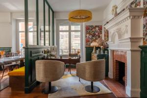 Posezení v ubytování Ama Hôtel