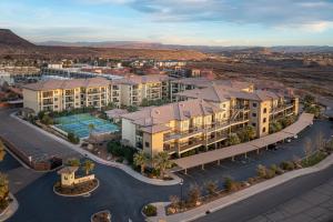 an aerial view of a resort at W304-Mojave Skies Poolside 4 Bed Estancia Resort in St. George