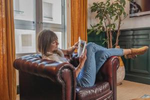 Posezení v ubytování Ama Hôtel