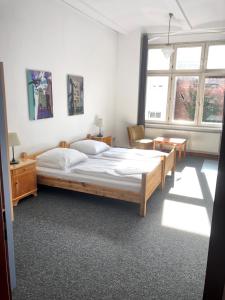Postel nebo postele na pokoji v ubytování Die Fabrik - Hostel