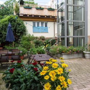 Zahrada ubytování Pensionsieben Das andere Hotel