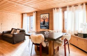 Posedenie v ubytovaní Luxury Wood Megeve village