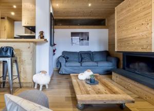 Posedenie v ubytovaní Luxury Wood Megeve village