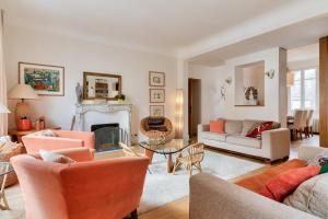 Część wypoczynkowa w obiekcie Appartement de charme en centre-ville pour 6 pers.