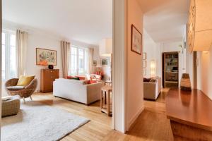 Część wypoczynkowa w obiekcie Appartement de charme en centre-ville pour 6 pers.