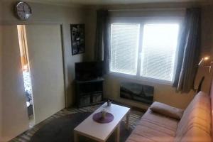 a living room with a couch and a table at Paris 15 Expo Versailles Park Free in Issy-les-Moulineaux