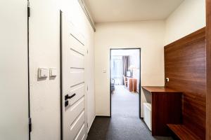 Kuchyň nebo kuchyňský kout v ubytování Hotel Fontána