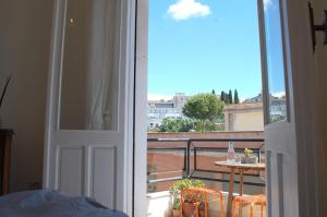 Balkón nebo terasa v ubytování Domus Eura