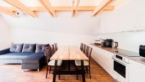 Kuchyňa alebo kuchynka v ubytovaní Apartmány Habánská, celý dům