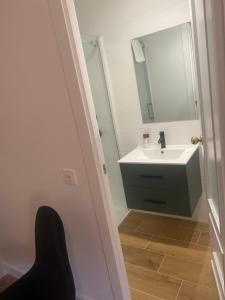 Koupelna v ubytování Hostal La Taberna