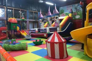 a childrens play area with many different types of play equipment at Sporting Club Village in Mazara del Vallo