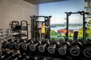 Fitness centrum a/nebo fitness zařízení v ubytování Hotel Hirschen Horn