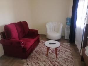 Posezení v ubytování CBD Nakuru luxurious Studio-Nash