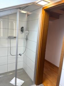Koupelna v ubytování Gästehaus Forggensee