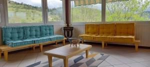 Χώρος καθιστικού στο Auberge Le Champêtre