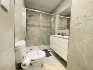 Bilik mandi di Apartamento en calle Ancha, en pleno centro